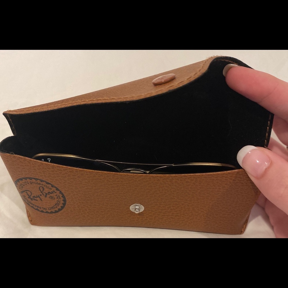 Ray Ban Aviator Polarized Lilac Flash Sunglasses - Picture 12 of 12
